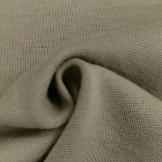 Fournisseur de tissu en polyester recyclé Stretch CVC Tissu Ponte De Roma Tissu en jersey romain personnalisé 55 % coton 41 % polyester 4 % élasthanne tricoté Vêtement textile Roma