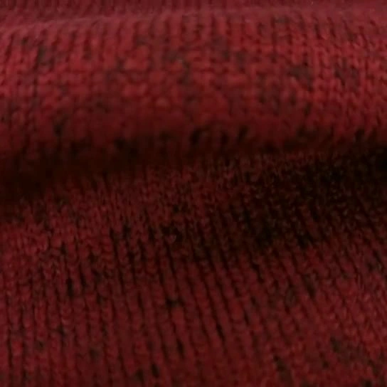 Tissu de vêtement textile de fournisseur de tissu nappé pour la déchirure de tissu d'aiguille grossière de pull