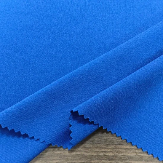 Polyester Spandex Ponte Roma solide 200GSM pour tissu de vêtement