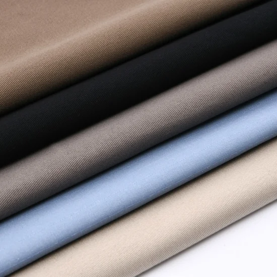 65 polyester 35 coton Tc tissu sergé pour vêtements de travail et uniforme en gros en usine