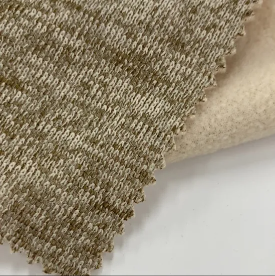 Fournisseur de tissu Textiles vêtement extérieur tissu à aiguilles grossières100 Polyester Cation polaire tricoté tissu de tissu de pull pour pull