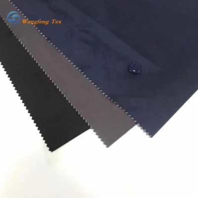 Nouveau produit 2020 Textiles doudoune vêtement cationique Denim couleur Polyester deux tons sergé Gabardine tissu
