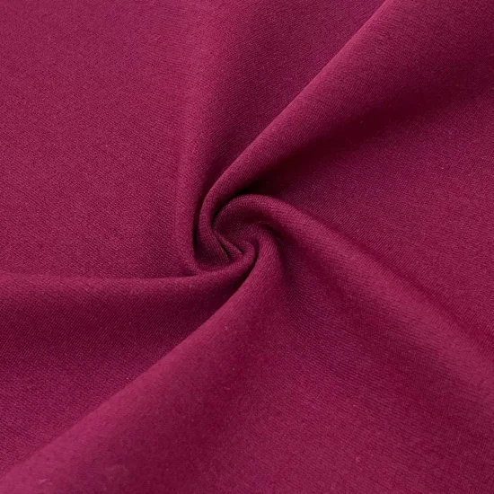 Tissu en nylon tricoté personnalisé en gros de couleur unie Ponte Roma en rayonne