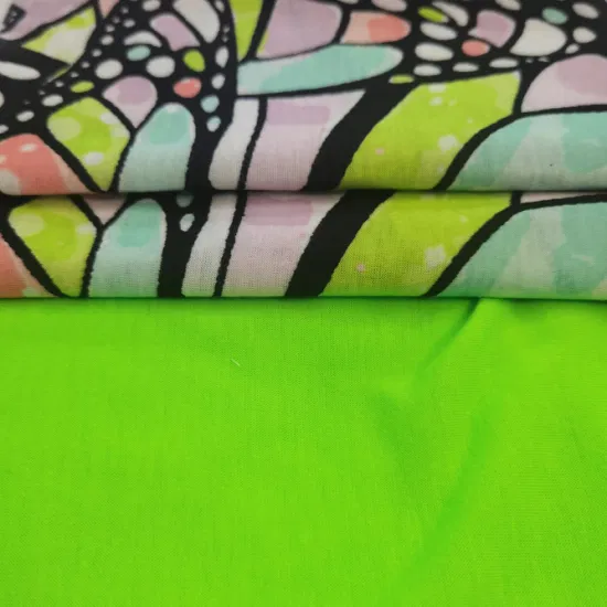 Tissu tricoté en trame de tissu S/J en jersey simple polyester/Spandex pour vêtement de sport